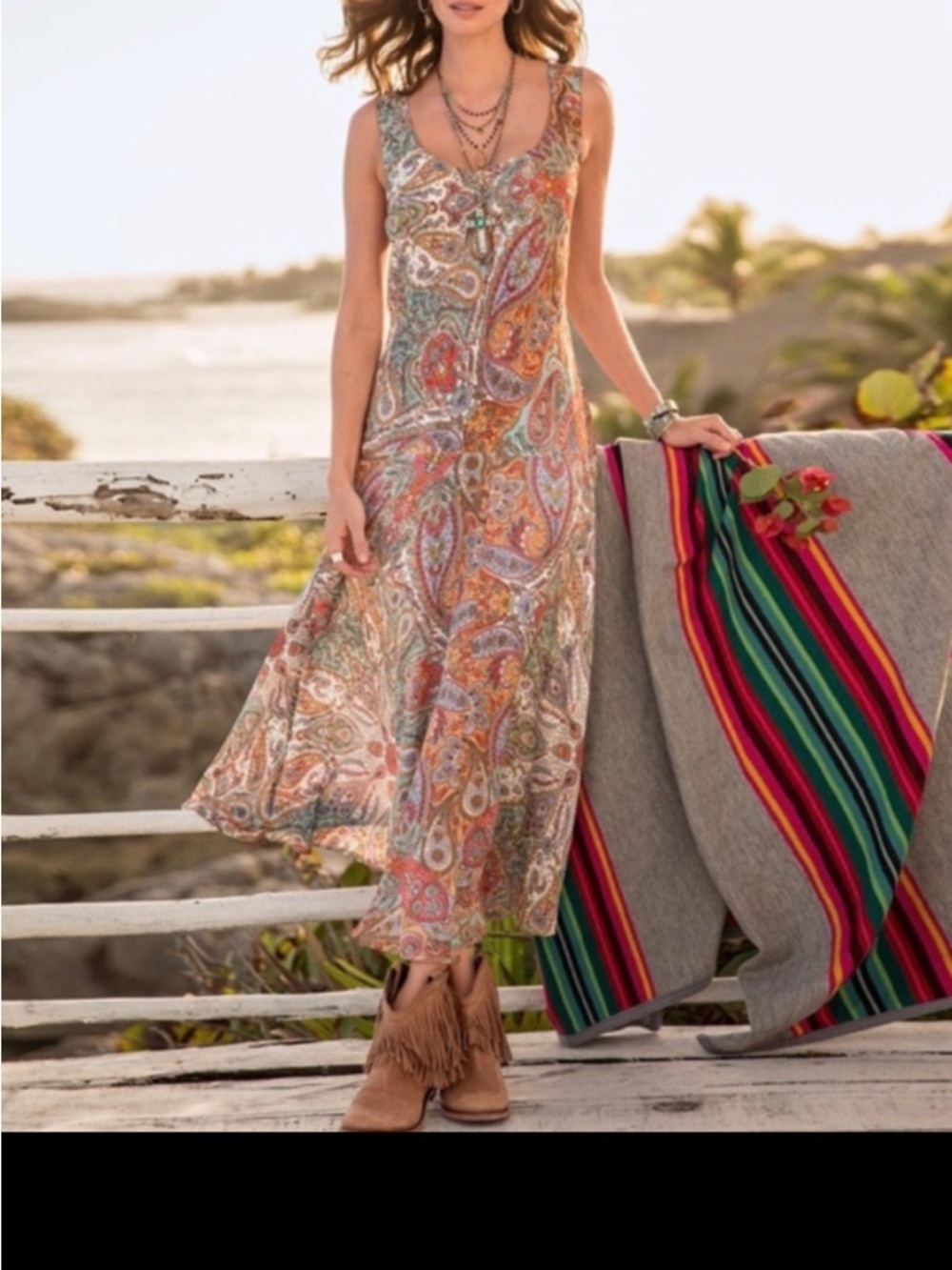 Sundance Paisley Passion Dress S